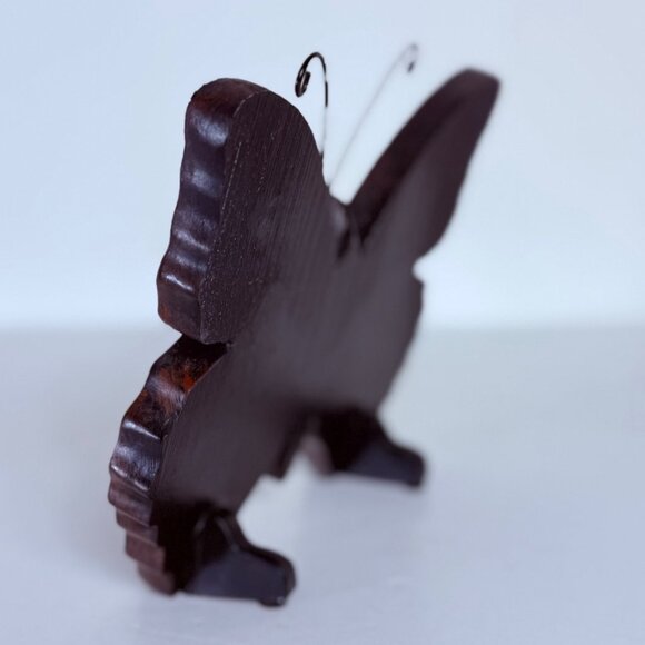 Blue Mosaic Butterfly Decor Freestanding Sculpture Indoor Outdoor Home Patio - Picture 5 of 12